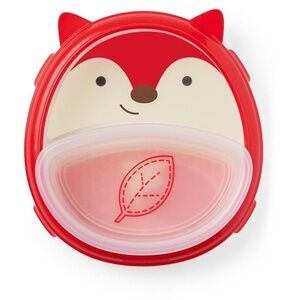 SKIP HOP Zoo Smart Serve Plate & Bowl Fox